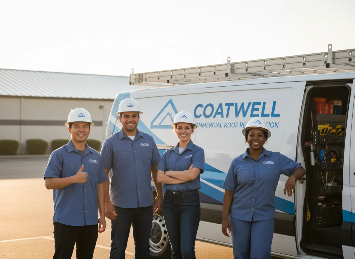 Commercial roof coating company in Gervais, OR